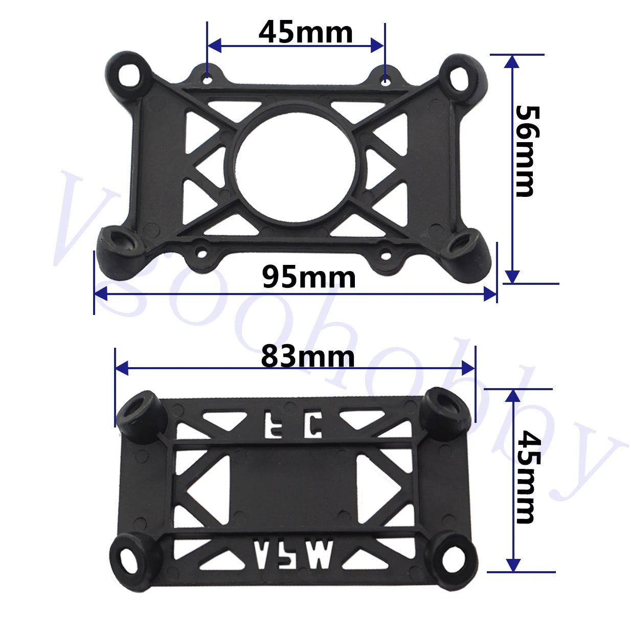 RC Anti-Vibration Plate Vibration Damping Mount Shock Absorber for APM2.6 APM2.8 Pixhawk PX4 Pixracer KK MWC Flight Controller