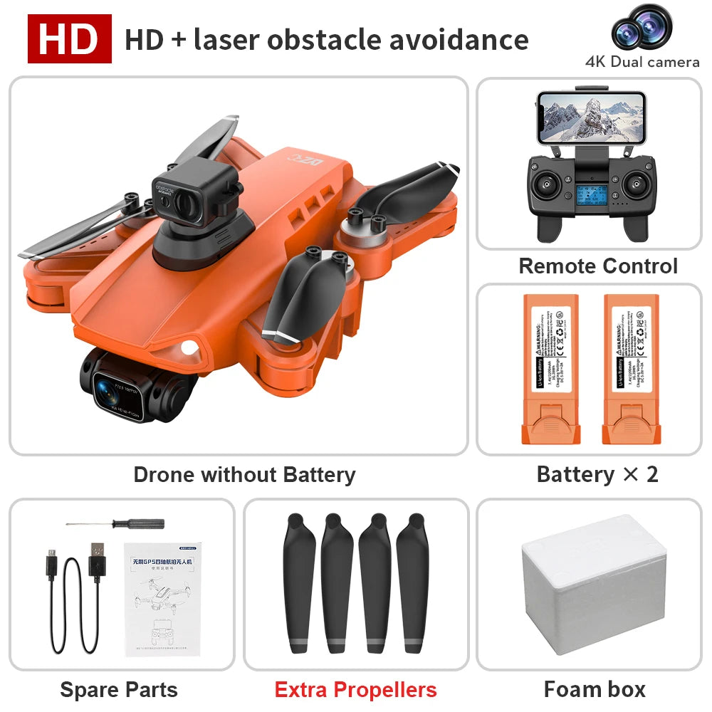 Drone L900 Pro Se / L900 Se Max 4K HD GPS Camera 5G Wifi FPV Brushless RC Helicopter 4K HD Dual Camera Drone Professional Toys