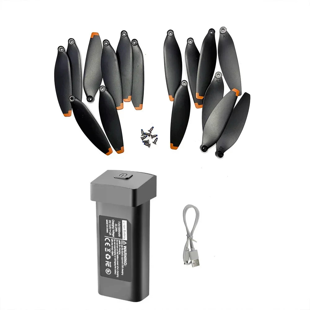 S135 7.4V 3000mAh Battery S135pro Propeller  Obstacle Avoidance Dron BladesM218 AE3 MAX GPS Drone Parts