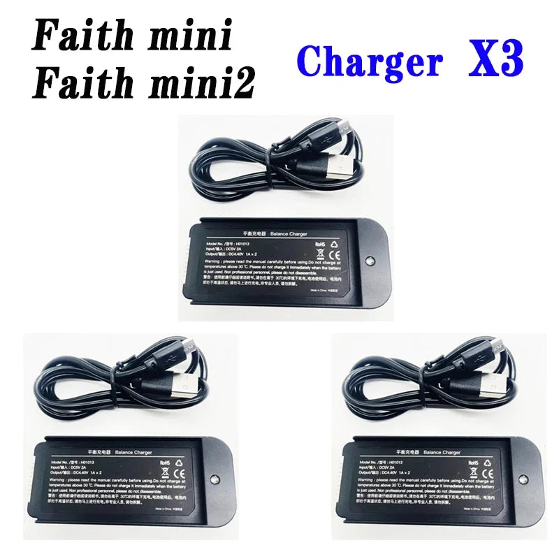 Original C-FLY Faith Mini/Mini2 Drone Battery Balance Charger Replacement Spare Parts CFLY Faith MINI Charger Dock