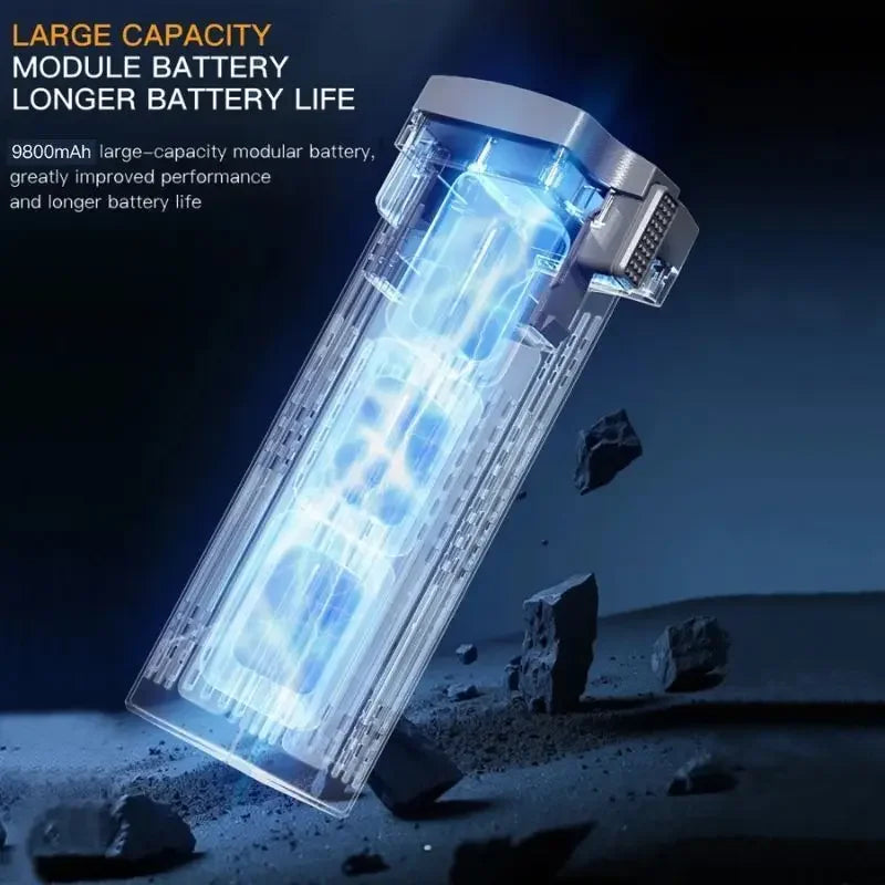 11.4V 9.8Ah RC Drone Battery for 911S S880 F118S M80 AE60 X8Pro Max Replacement Smart Lithium Battery Parts 50mins Flight Time