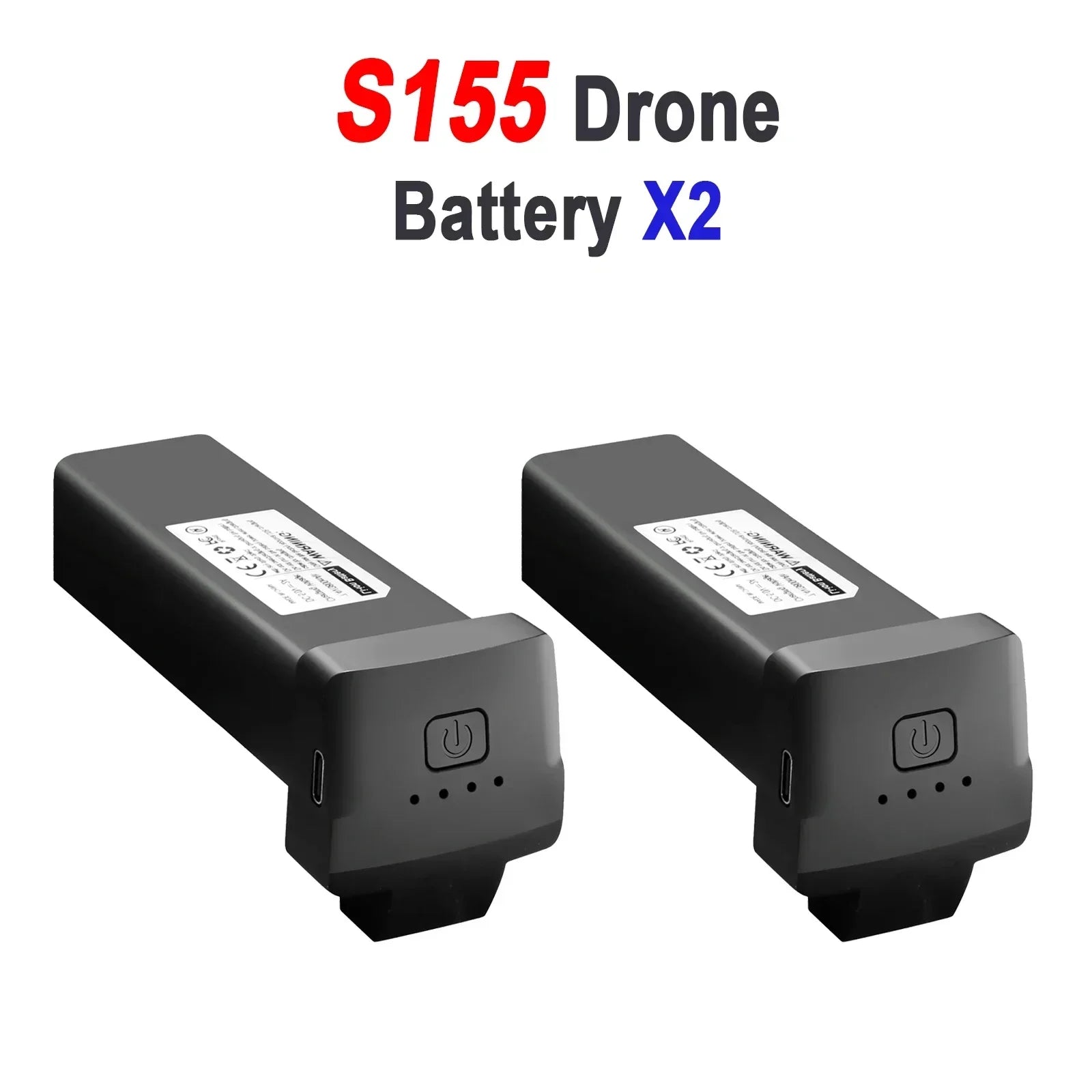 Battery 7.4V 3800mAh For S155 Mini Drone Battery RC Quadcopter Spare Original Battery Accessories S155 Drone Parts