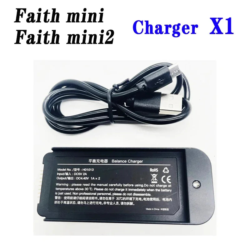 Original C-FLY Faith Mini/Mini2 Drone Battery Balance Charger Replacement Spare Parts CFLY Faith MINI Charger Dock