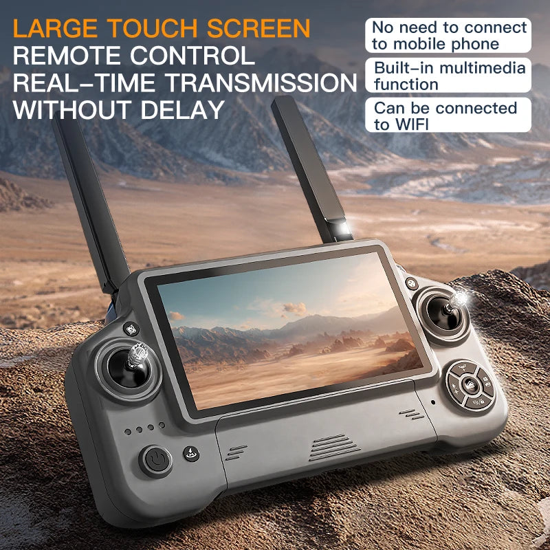 KF100 MAX RC drones GPS Drone 4K Camera 3-Axis Gimbal WIFI Obstacle Avoidance Touch Screen FPV Brushless EIS Electronic  Toys