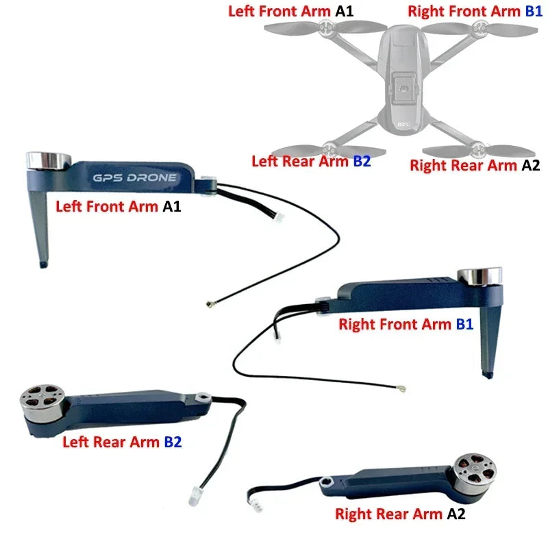 LYZRC L200 PRO MAX Drone Body Arm Propeller GPS WiFi Board Main Board Motor Obstacle Avoidance ESC etc RC Quadcopter Spare Parts