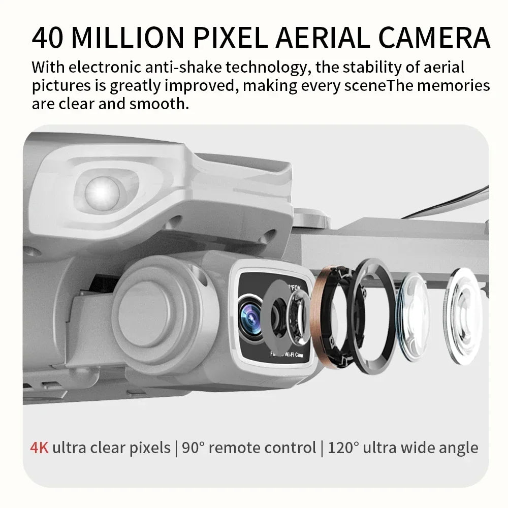 LYZRC L900 pro GPS Drone with 4K HD Dual Camera 5G Brushless Quadcopter RC Aircraft Foldable WIFI Photography Cam