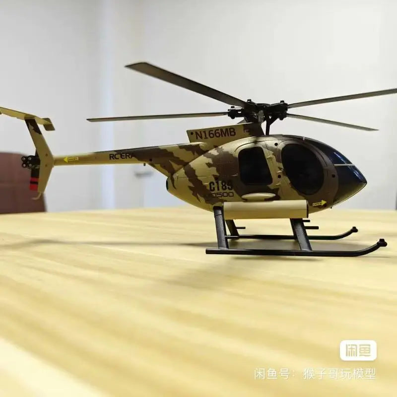 In Stock Rc Era New 1:28 C189 Bird Rc Helicopter Tusk Md500 Dual Brushless Simulation Model 6-axis Gyro Simulation Model Toys