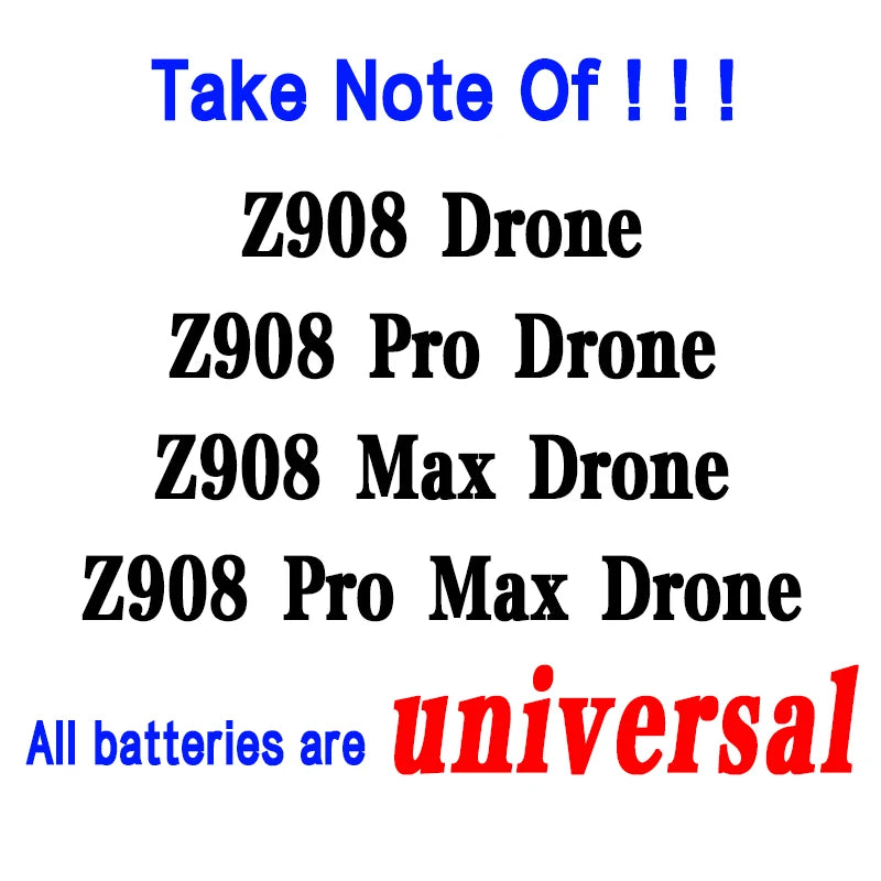 Original  Z908 Max Drone Battery 3.7V 2000mAh  For Z908 ProMax Dron Battery Z908 Lipo Battery Accessories Parts