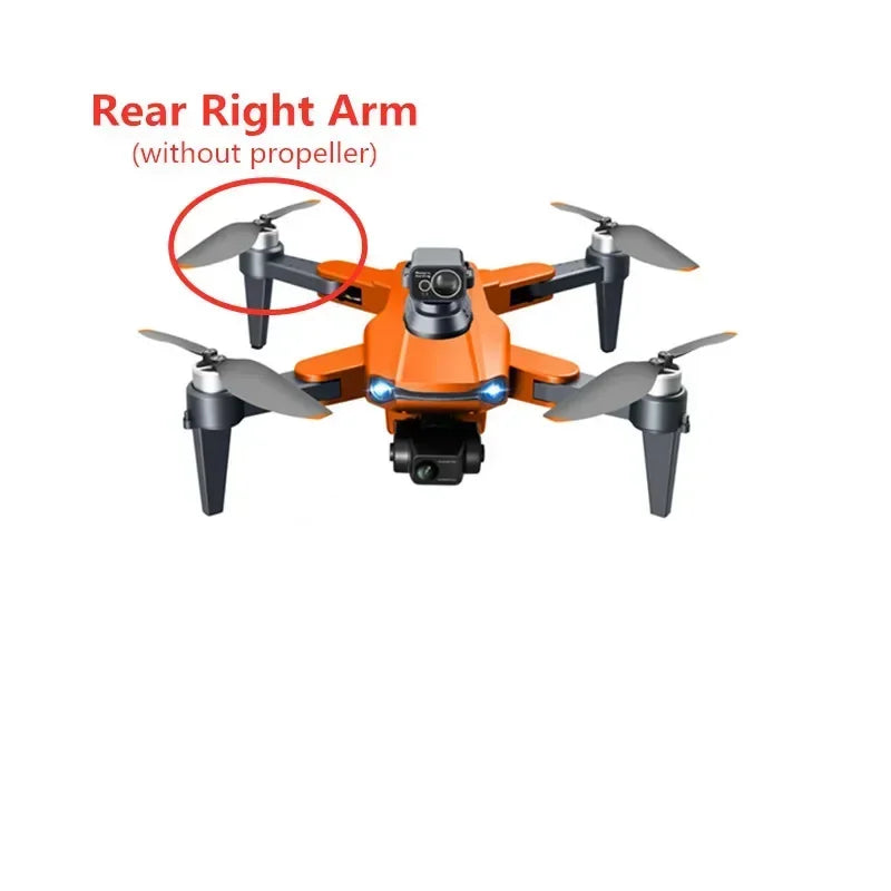 RG106 Pro MAX 4K 6K 8K Dual Camera Profesional GPS RC Drones Parts 7.4V 3800mAh Battery Remote Control Propeller USB Arm