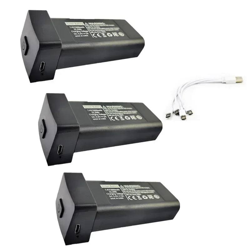 7.4V 3000mAh Battery/Control/Recevier/Propeller/Arm/Motor/Obstacle Avoidance for L800 Pro2 Drone Battery L800 PRO 2 Dron Accesso