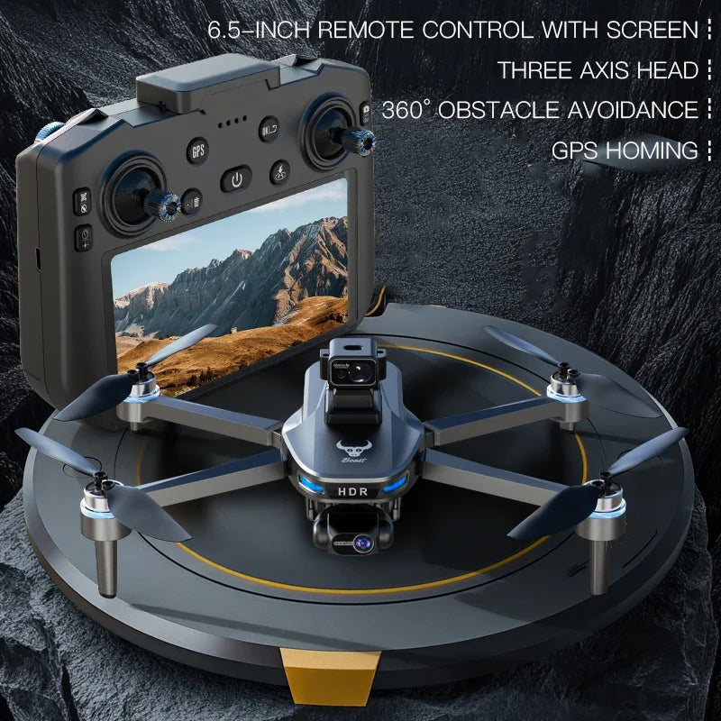 2025 New SG109 MAX2 GPS Drone 8K Camera 3-Axis Gimbal 5G WiFi Laser Obstacle Avoidance FPV Brushless RC Drone with Screen