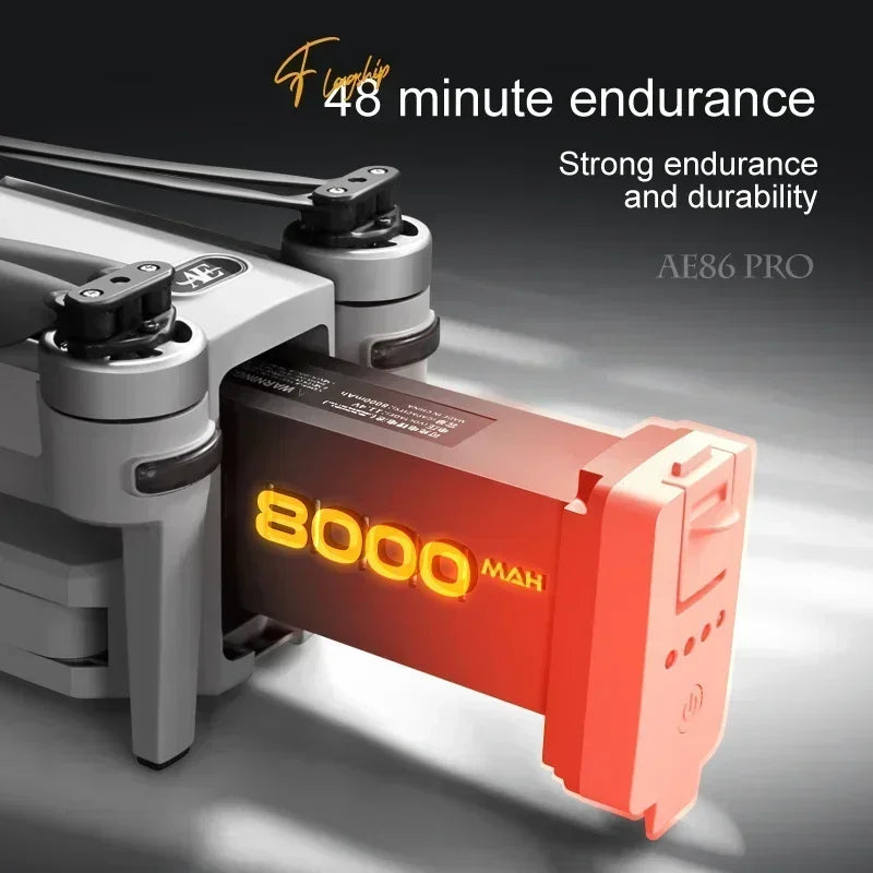 Original AE86 PROMAX 8K Professional Drone Battery 11.4V 8000Mah For AE86+ PRO MAX Plus Carbon Battery Spare Parts Accessory