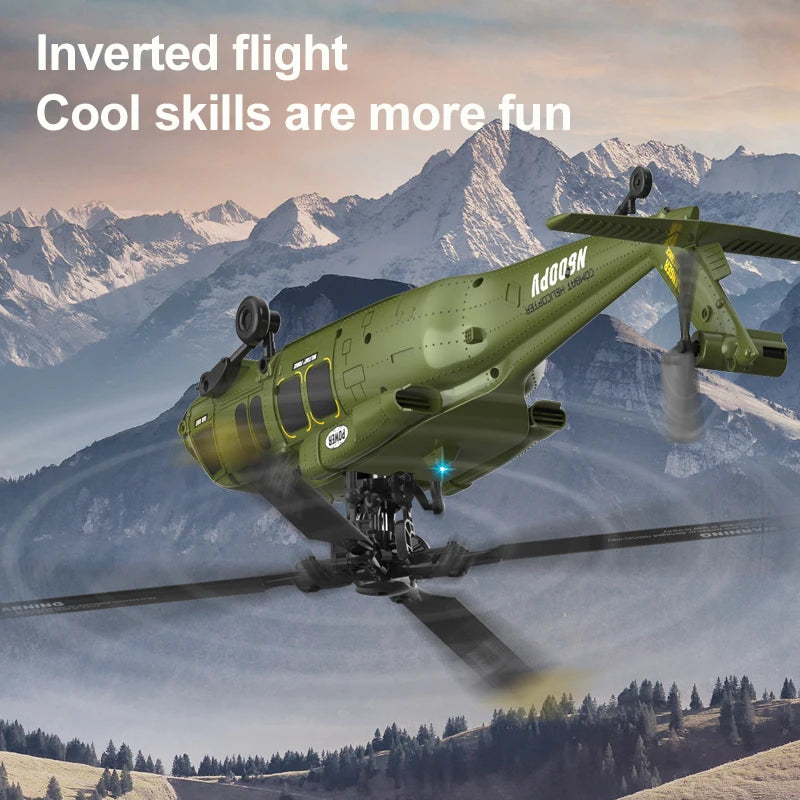 K200  RC Helicopter 6CH Brushless Inverted Flight Stunt Remote-Control Helicopter with 6axis Gyro Plane with Foam Box