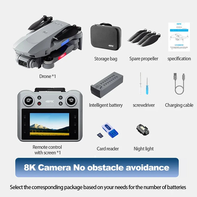 4DRC F8 PRO/MAX 8K Professional Drone with GPS HD Camera 5G WIFI FPV UAV Remote Control RC Quadcopter for Aerial Photography