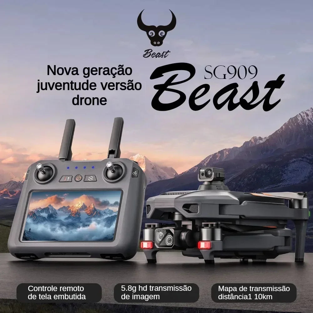 ZLL SG909 SG909MAX Professional Drone With 4K Camera 3-Axis Gimbal 5G 360 Obstacle Avoidance Touch Screen FPV Brushless RC Dron