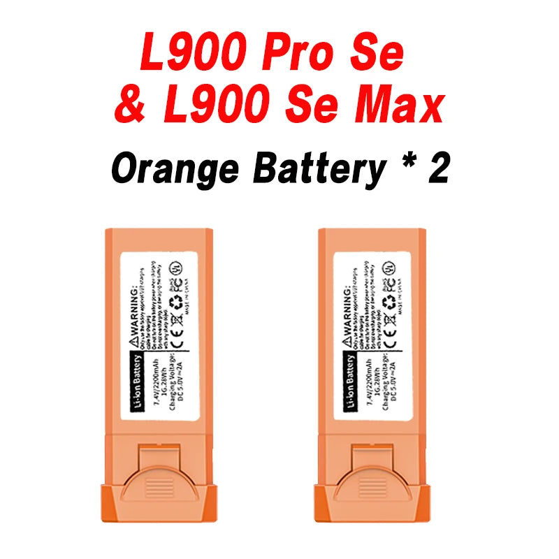 LYZRC L900 Pro Se Battery 7.4V 2200mAh L900 Se Max Original Battery L900 Prose/Semax Spare Rc Drone Quadcopter Accessories Parts