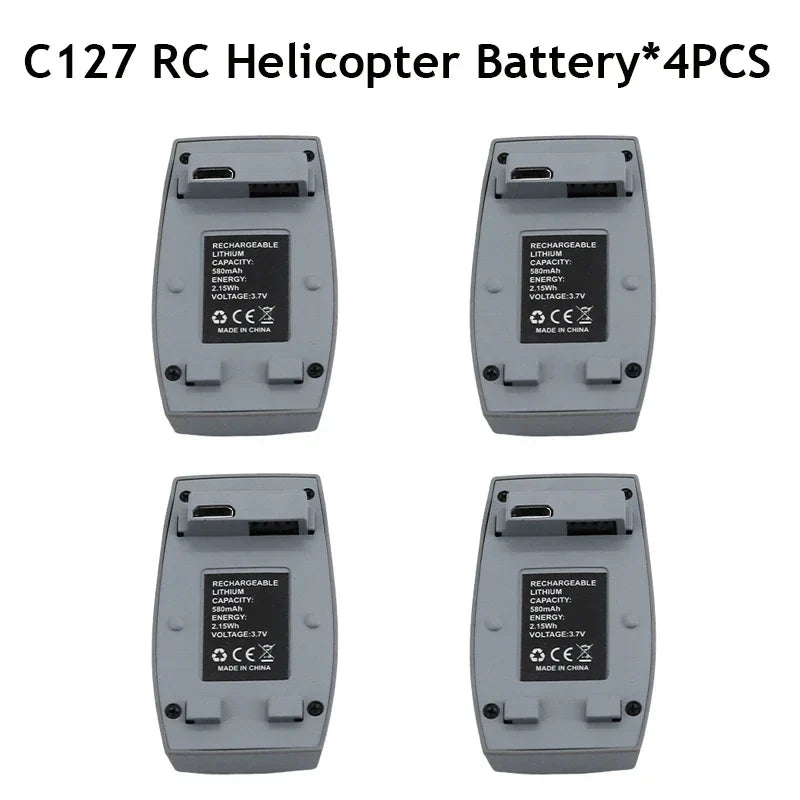 3.7V 580mah Li Polyme Rechargeable Battery For RC ERA C127 Sentry Eachine E110 4CH Spy Camera Electric Remote Control Helicopter