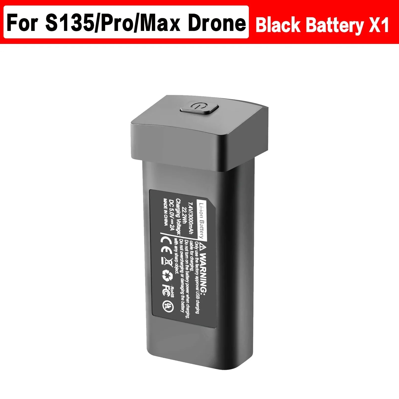S135 Drone Battery Spare Original  7.4V 3000mAh Battery For S135 Mini Dron Accessories Parts