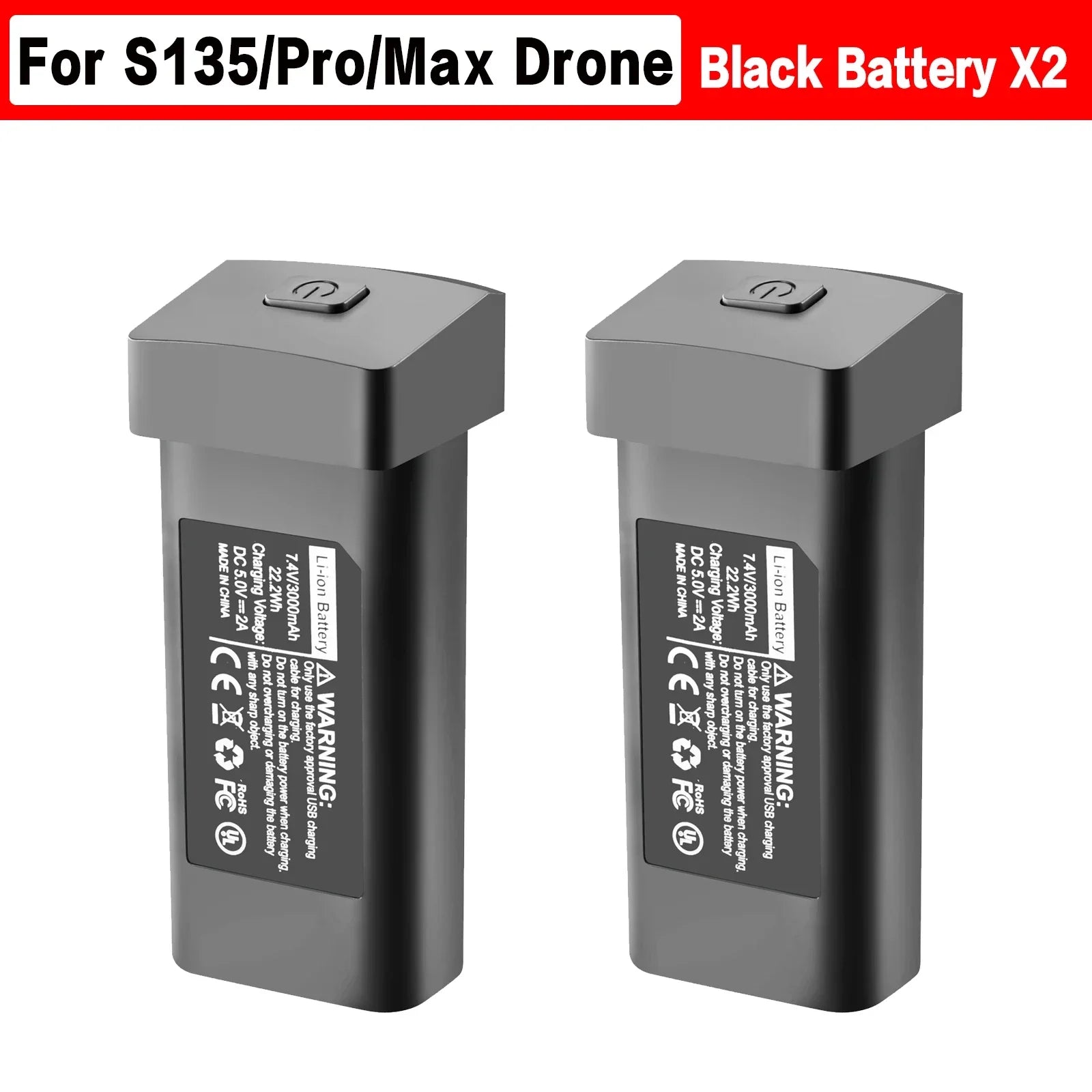 S135 Drone Battery Spare Original  7.4V 3000mAh Battery For S135 Mini Dron Accessories Parts