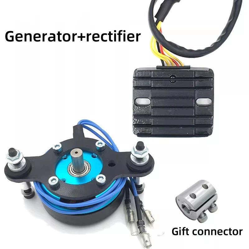 DLE 180W Drone Generator Kit Three-phase Electric Generator Motor with Rectifier Voltage Regulation Module