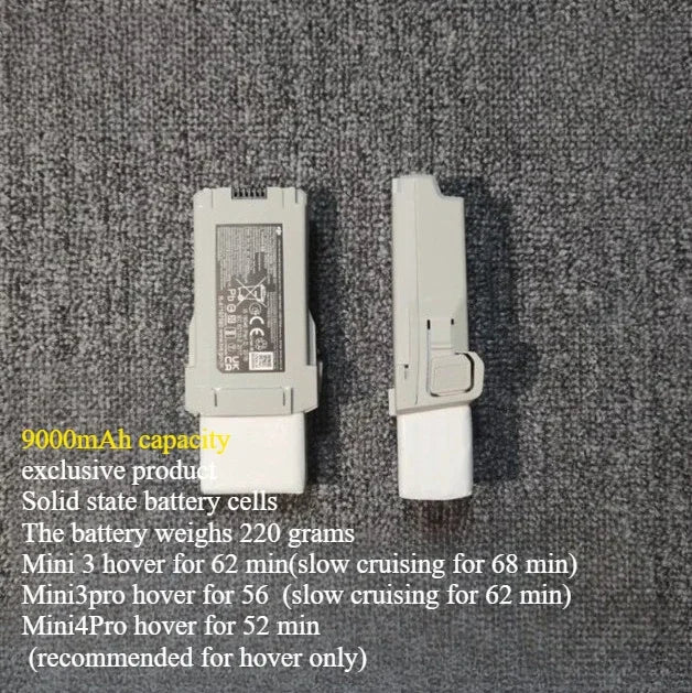 Large Capacity DJI Mini 5 pro Modified Battery 5200mAh/5600mAh/9000mAh/8400mAh DIY Long Range Suitable Parts for Drone