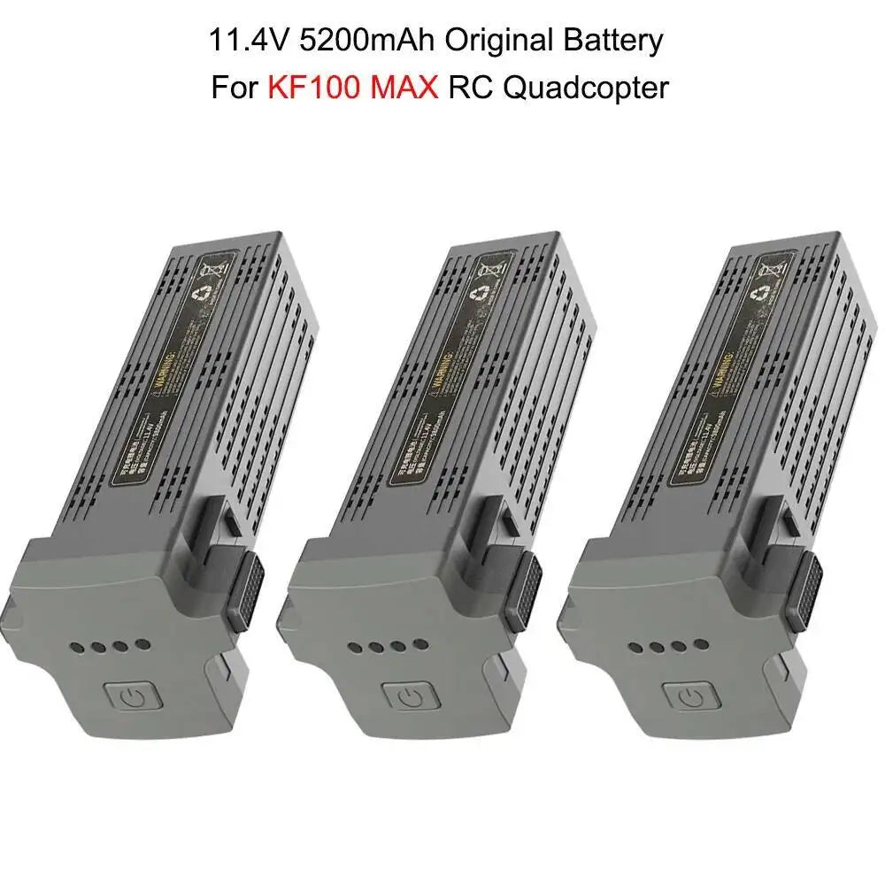 KF100 MAX RC Drone Original Battery 11.4V 9800mAh 50mins Flight Time Smart Lithium Battery Replacement Spare Parts Accessories