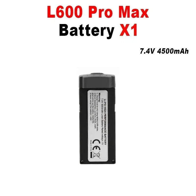 LYZRC L600 ProMax Drone Battery 7.4V 4500mAh 30min Battery Life L600 ProMax Dron Quadcopter Battery Drone Accessories