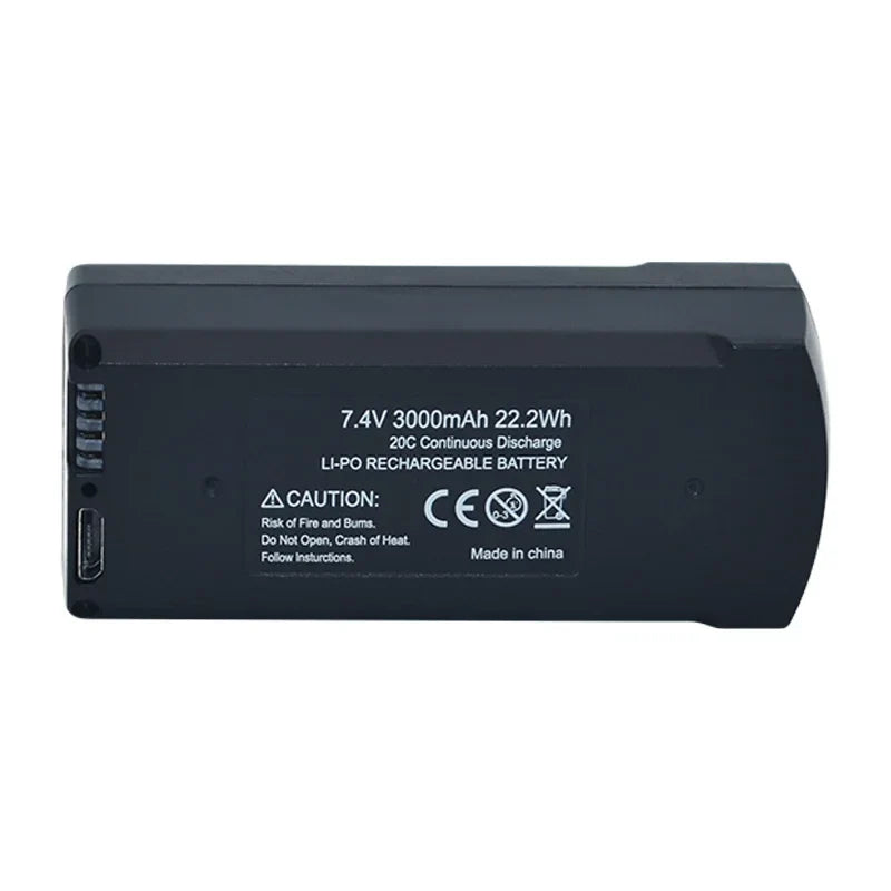 V198 PRO MAX brushless GPS obstacle avoidance remote control drone quadcopter accessories 7.4V 3000Mah battery USB/5To1 cable