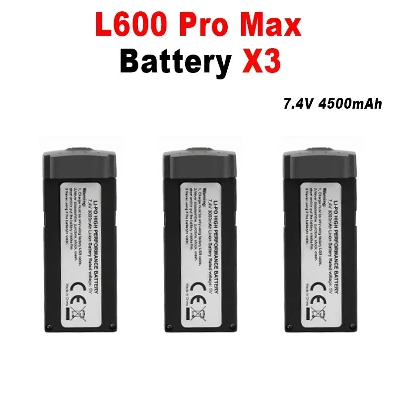 LYZRC L600 ProMax Drone Battery 7.4V 4500mAh 30min Battery Life L600 ProMax Dron Quadcopter Battery Drone Accessories