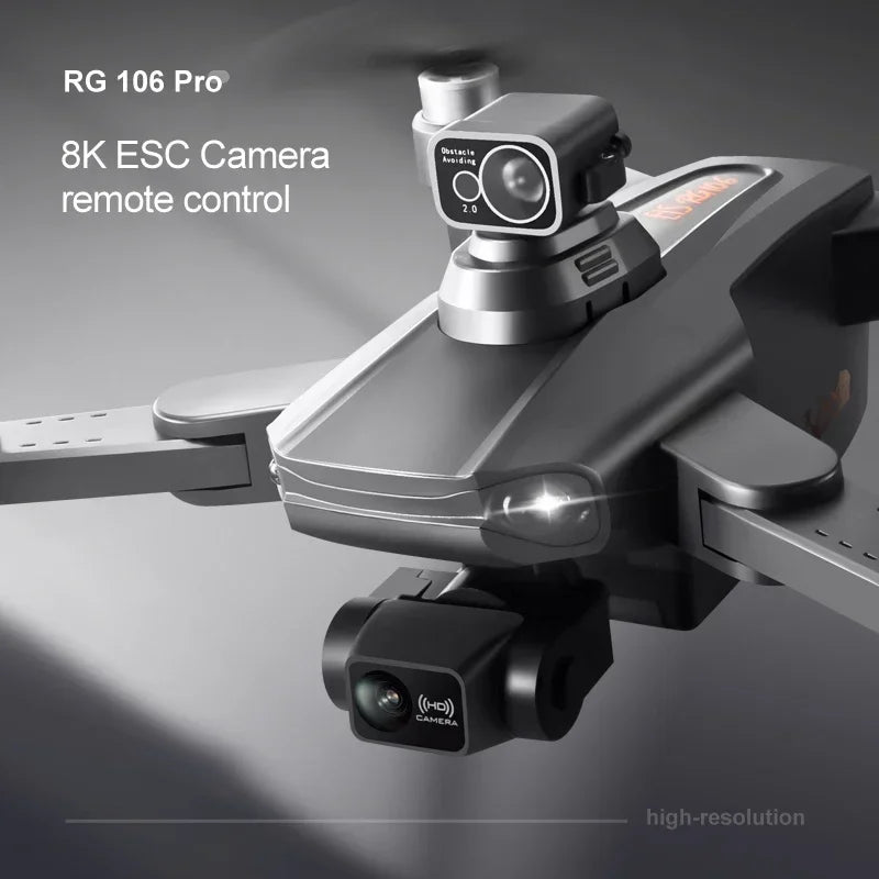 RG106 PRO Drone 8k Dual Camera Profesional GPS Drones With 3 Axis Brushless Rc Helicopter 5G WiFi Fpv Drones Quadcopter Toy