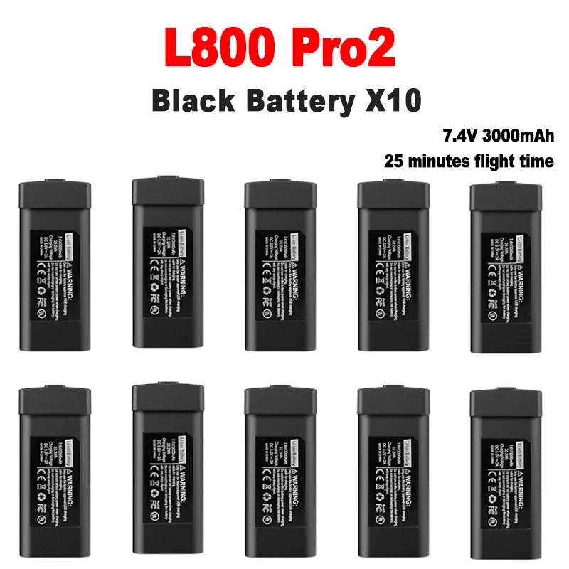 Original L800 Pro2 Drone Battery 7.4V 3000mAh For LYZRC L800 Pro2 4K Professional Camera Battery L800 Drone Accessories Parts