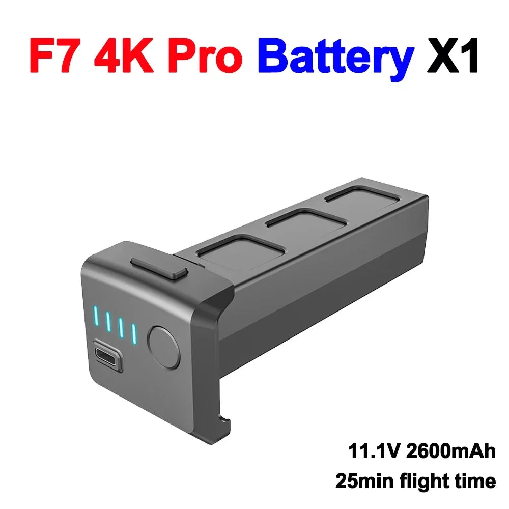 SJRC F7 Drone Battery 11.1V 2600mAh Original Battery For F7 4K Pro Brushless Drone Accessories Parts