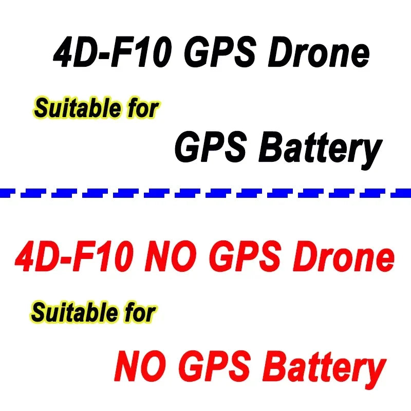 4DRC Original F10 Drone Battery 3.7V 1600mAh For F10 Spare Battery RC Quadcopter F10 Replacement  Accessories Parts