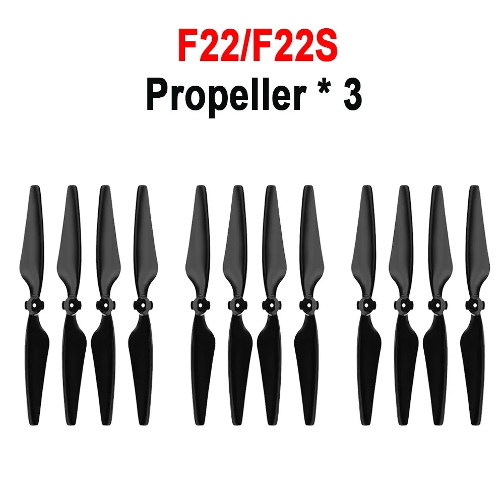 2025 F22 s2/ f22 s3/F22S Drone Battery 3500mAh 35min Flight Time Original Battery F22S Propeller Brand Accessories Spare Parts