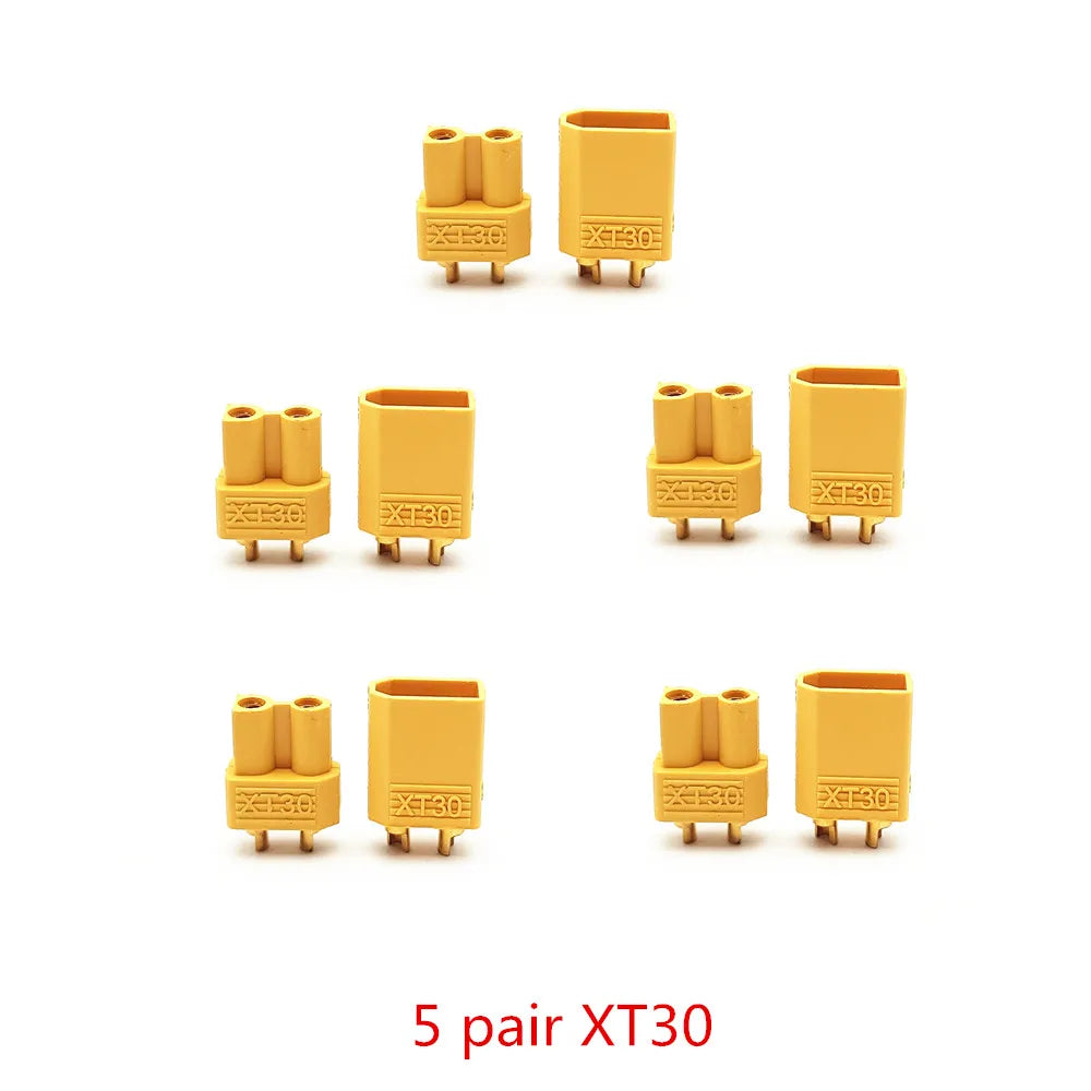 XT60 Connector XT60 Male Female Bullet Connectors Power Plugs for RC Lipo Battery Motor XT60 Drone car XT30 XT60H XT90 T Plug