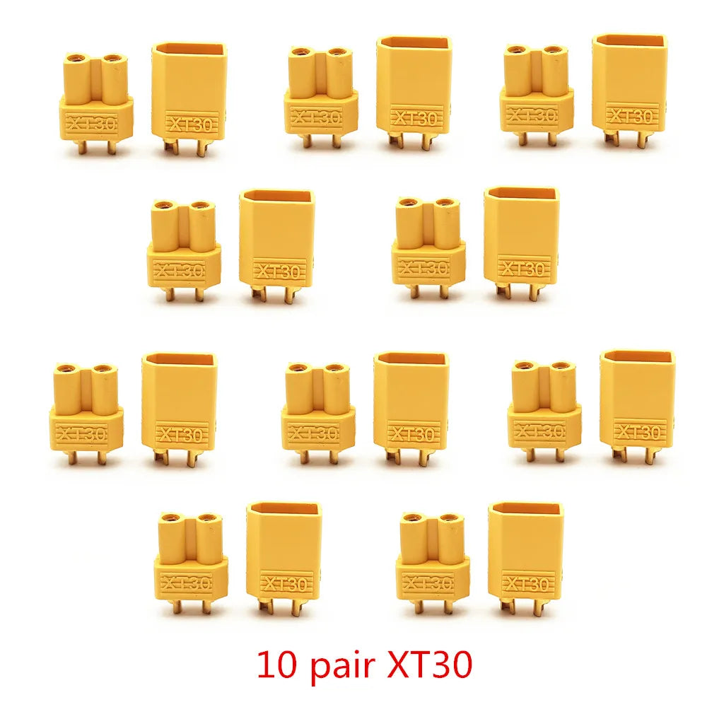 XT60 Connector XT60 Male Female Bullet Connectors Power Plugs for RC Lipo Battery Motor XT60 Drone car XT30 XT60H XT90 T Plug