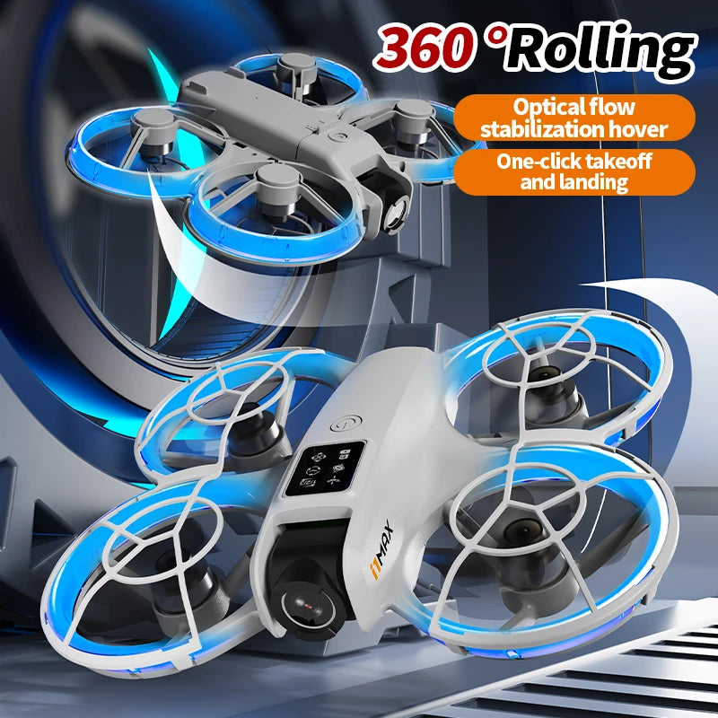 2026 New I1 MAX Drone 8K HD 4.3" Remote Control Headless Mode Helicopter 360° Flip Quadcopter Toys Mini Drone Fors Kid Toy Gifts