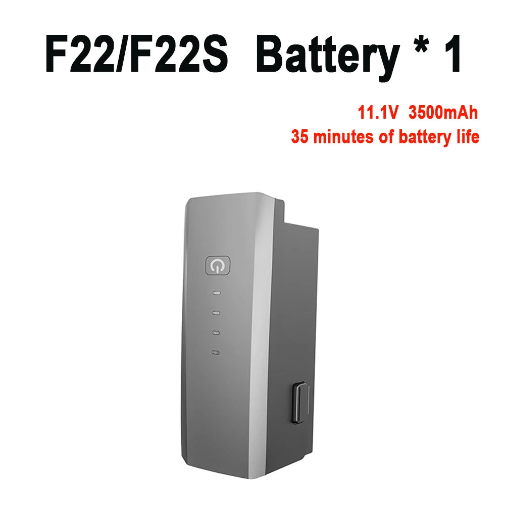 Original SJRC F22 S2 PRO+ 4K Drone Battery F22/F22S 11.1V 3500mAh Battery For F22 S2 PRO+ Camera Drone Lipo Battery Accessories