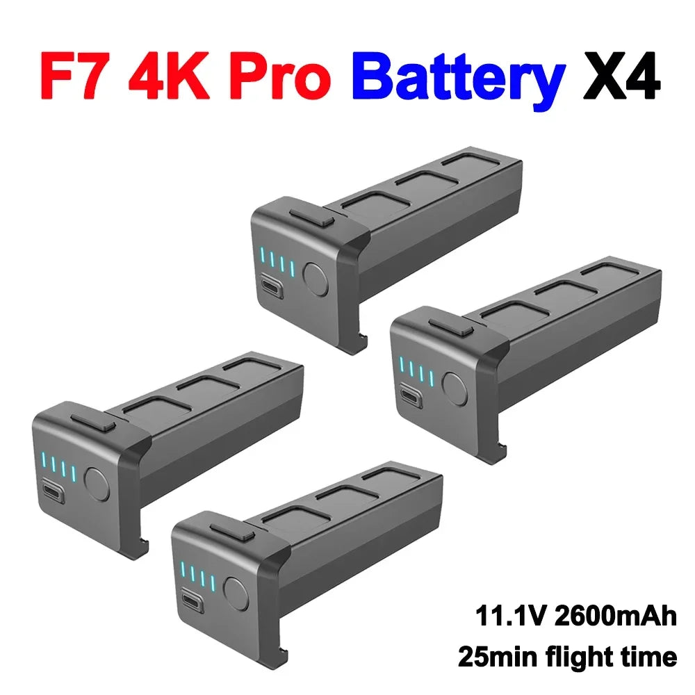 SJRC F7 Drone Battery 11.1V 2600mAh Original Battery For F7 4K Pro Brushless Drone Accessories Parts