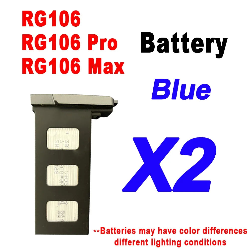 RG106 Drone Battery RG106 Pro Drone Original Battery 7.4V 3800mAh 28min Fright Time RG106 Drone Accessories Spare Battery