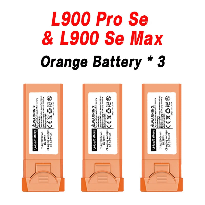 LYZRC L900 Pro Se Battery 7.4V 2200mAh L900 Se Max Original Battery L900 Prose/Semax Spare Rc Drone Quadcopter Accessories Parts