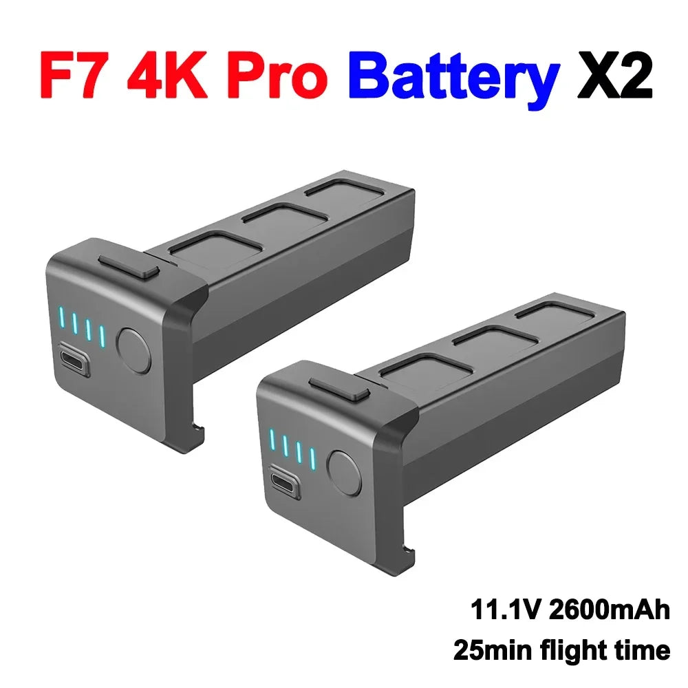 SJRC F7 Drone Battery 11.1V 2600mAh Original Battery For F7 4K Pro Brushless Drone Accessories Parts