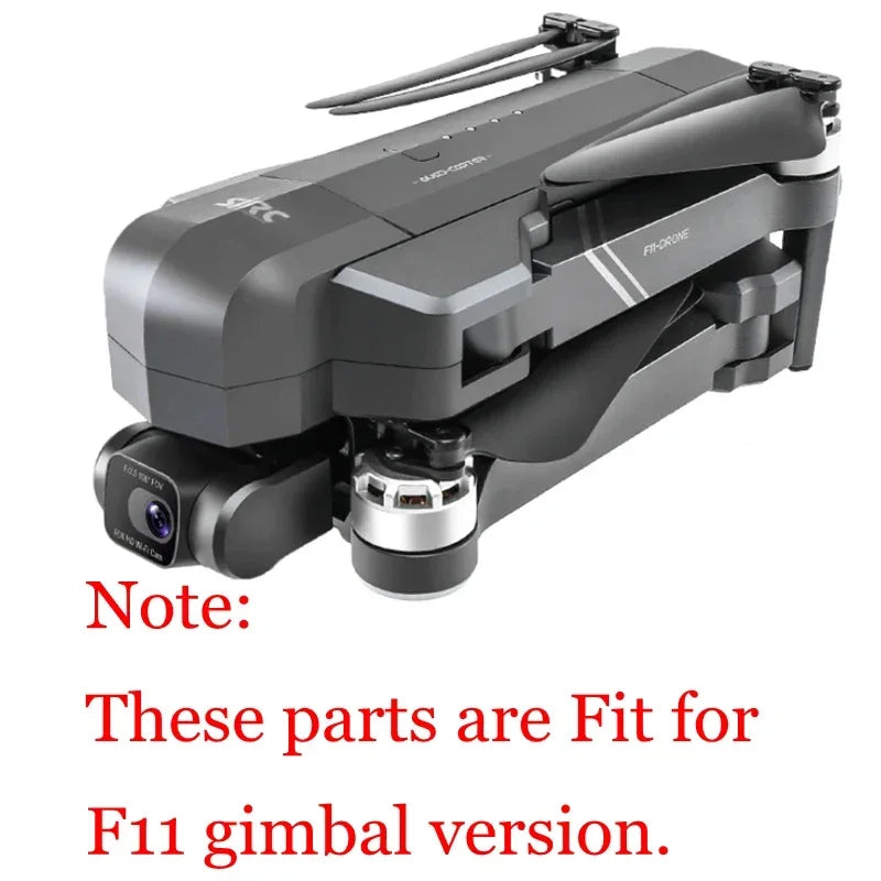 Spare Parts Cover forSJRC F11 pro 4K Gimbal Camera RC Quadcopter Drone Accessories - Legs Arm Propeller Blades Body Shell