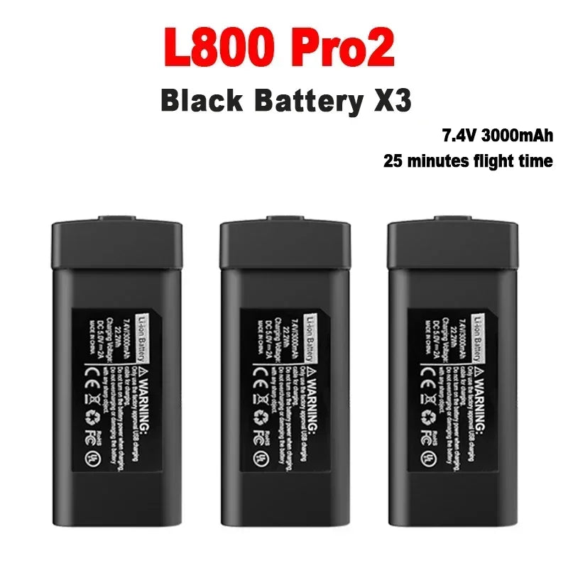 L800 Pro2 Drone Battery 7.4V 3000mAh L800 Pro2 4K Professional Camera Drone Original Battery L800 RC Drone Accessories