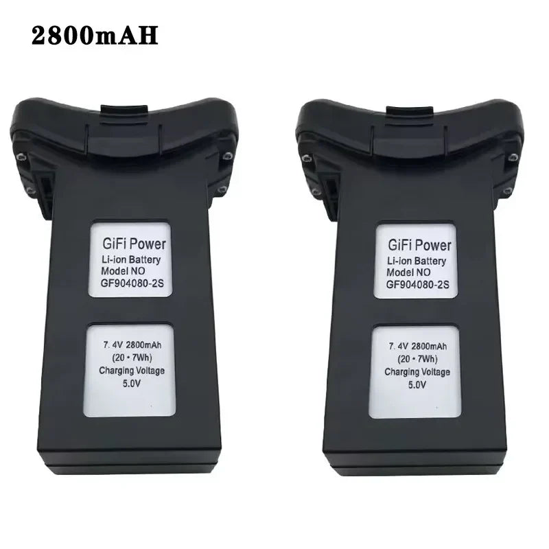 For HS100 S70 T35 S70W SJR/C 7.4V 4100mAH 2800mAh lithium battery RC Drone Quadcopter Spare Parts For SJRC S70W Drone Battery