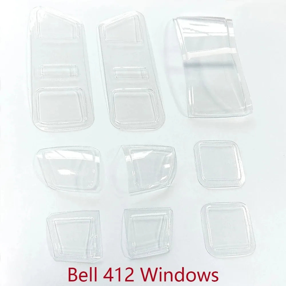 FLYWING Bell 412 Scale Helicopter Parts Bell 412 RC Helicopter Accessories Gear Motor ESC Rotor Head Tail Servo Original Parts