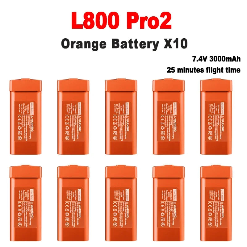 Original L800 Pro2 Drone Battery 7.4V 3000mAh For LYZRC L800 Pro2 4K Professional Camera Battery L800 Drone Accessories Parts