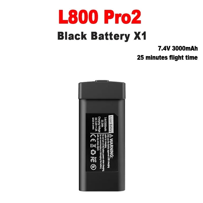 L800 Pro2 Drone Battery 7.4V 3000mAh L800 Pro2 4K Professional Camera Drone Original Battery L800 RC Drone Accessories