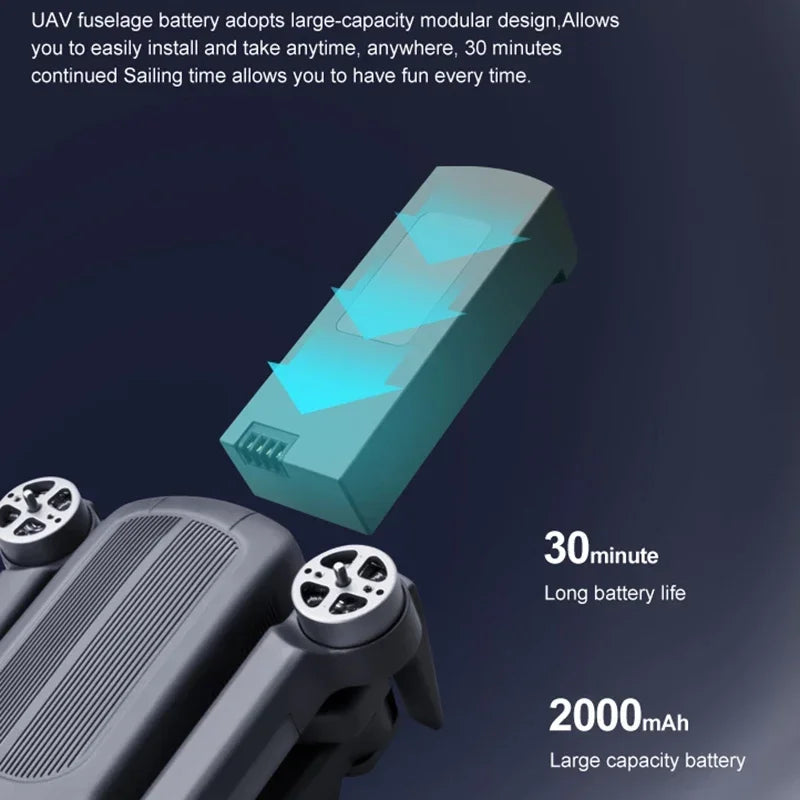 Bateria original 4D-F9 7.4V 2000mAh Li-Poly para drone 4DRC F9 - Acessórios para quadricóptero RC 