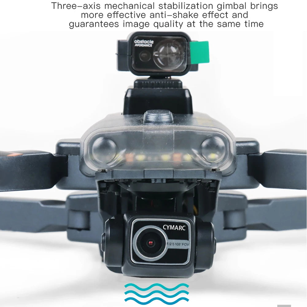 Q3PRO Mini2   GPS Drone With Camera EIS 3-Axis Gimbal FPV Dron 5G WIFI Brushless Motor Foldable 3KM RC Quadcopter